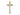 14kt solid gold medium cross pendant 1 1/8 inch by 1/2 inch handcrafted by Bliss Manufacturing USA