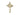 14kt solid gold medium cross pendant 1 inch by 5/8 inch handcrafted by Bliss Manufacturing USA