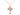 14kt Gold Filled Medium IHS Cross with Grapes Necklace 7/8 x 1/2 inch on 18 inch chain by Bliss
