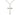 Sterling Silver Medium Cross Necklace 1 x 5/8 inch pendant on 18 inch curb chain by Bliss