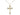 14kt Gold Filled Catholic Cross Necklace, 1 x 5/8 inch pendant on 18 inch curb chain by Bliss