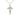 Two-Tone Gold Filled Sterling Silver Medium Cross Necklace 1-1/8x5/8 inch pendant 18 inch chain Bliss