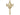 14kt Solid Gold Large Catholic Cross Pendant 1 3/8 inch x 3/4 inch handcrafted by Bliss Manufacturing USA