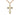 14kt Gold Filled Large Mosaic Cross Necklace 1 3/8 x 7/8 inch pendant on 24 inch chain by Bliss Manufacturing
