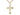 14kt Gold Filled Large Mosaic Cross Necklace 1 5/8 x 1 pendant on 24 inch chain by Bliss