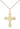 14kt gold filled Catholic cross necklace - medium 7/8 inch pendant - 18 inch curb chain - handcrafted by Bliss