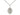 Sterling silver small Miraculous Medal pendant necklace 5/8 by 3/8 inch on 18 inch chain by Bliss