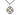 Medium sterling silver cross necklace 1 x 7/8 inches with 24 inch curb chain handmade by Bliss