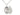 Sterling silver Our Lady of Czestochowa medal necklace 7/8 x 1/2 inch pendant 18 inch chain Bliss