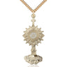 14kt Gold Filled Extra Large Monstrance Pendant Necklace 2⅛x⅞ on 24 Inch Chain by Bliss