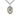 Sterling silver St. Agatha medal necklace 1 x 3/4 inch pendant with 24 inch chain by Bliss Manufacturing
