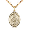 14kt gold filled St. Alexander Sauli patron saint medal necklace with 24-inch chain by Bliss