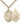 14kt Gold Filled St. Brendan the Navigator medal necklace with 24 inch chain, medium 1 x 3/4 inch pendant, handmade by Bliss