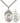 Sterling Silver St. Christopher Air Force Medal Necklace 1x3/4 inch pendant on 24 inch curb chain by Bliss Manufacturing