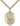 14kt Gold Filled St. George Paratrooper Medal Necklace 1 x 3/4 inches on 24 inch chain by Bliss