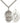Sterling Silver St. George Paratrooper Medal Necklace 1x3/4 inch pendant 24 inch chain Bliss USA