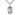 Sterling Silver St. Hubert of Liege Patron Saint Medal Necklace 1 inch by 3/4 inch on 24 inch chain by Bliss
