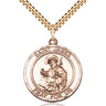 14kt Gold Filled St. James the Greater Patron Saint Medal Necklace 1x5/8 inch with 24 inch Chain by Bliss