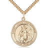 14kt Gold Filled St. John the Baptist Patron Saint Medal Necklace 1x5/8 inches with 24 inch Chain by Bliss