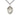 Sterling Silver St. Maria Faustina Catholic patron saint medal necklace with 24 inch chain by Bliss Manufacturing