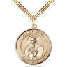 14kt Gold Filled St. Paul the Apostle patron saint medal necklace 1 x 5/8 inch with 24 inch chain by Bliss
