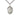 Sterling silver St. Thomas Aquinas patron saint medal necklace, 1 inch by 3/4 inch pendant on 24 inch chain, handcrafted by Bliss Manufacturing