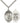 Sterling Silver Guardian Angel Catholic Necklace 1x3/4 inch medal on 24 inch curb chain by Bliss