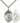 Sterling Silver Guardian Angel Paratrooper Medal Necklace 1 inch by 3/4 inch with 24 inch chain by Bliss
