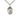 Sterling silver Guardian Angel pendant necklace 1 x 3/4 inch medium with 24 inch curb chain by Bliss Manufacturing USA
