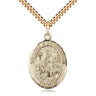14kt Gold Filled Lord Is My Shepherd Medium Pendant Necklace 1 x 3/4 inch with 24 inch Chain by Bliss