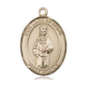 14kt Solid Gold Our Lady of Hope Medal Pendant 1 x 3/4 by Bliss Manufacturing