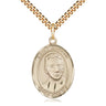 14kt Gold Filled St. Eugene de Mazenod patron saint medal necklace with 24 inch chain by Bliss