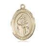 14kt Solid Gold Blessed Caroline Gerhardinger Medal Pendant 1 inch by 3/4 inch handcrafted by Bliss