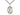 Sterling Silver St. Roch patron saint medal necklace with 24 inch chain, 1 x 3/4 inch pendant, handcrafted by Bliss Manufacturing USA