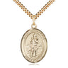 14kt Gold Filled St. Cornelius Medal Necklace with 24 inch chain by Bliss Manufacturing