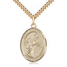 14kt Gold Filled St. Nimatullah Patron Saint Medal Necklace 1x3/4 inches with 24 inch chain by Bliss