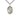 Sterling silver St. Joachim patron saint medal necklace with 24 inch curb chain, handcrafted by Bliss Manufacturing