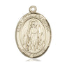 14kt Solid Gold St. Juliana Medal Pendant 1 inch by 3/4 inch handcrafted by Bliss USA