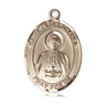 14kt Solid Gold St. Peter Chanel patron saint medal pendant 1x3/4 inches handcrafted by Bliss