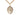 14kt Gold Filled Our Lady of Rosa Mystica Medal Necklace 1 inch x 3/4 inch with 24 inch chain by Bliss