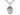 Sterling Silver St. Margaret Mary Alacoque Patron Saint Medal Necklace with 1 inch by 3/4 inch pendant on 24 inch curb chain by Bliss Manufacturing