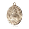 14kt Solid Gold St. Mary MacKillop Patron Saint Medal Pendant 1x3/4 handcrafted by Bliss