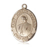 14kt solid gold St. Joseph Marello medal pendant, 1 x 3/4 inches, handcrafted by Bliss Manufacturing USA