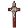6 inch cherry wood Confirmation wall crucifix with corpus, handcrafted Catholic gift by RosaryCard