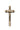 6" Walnut Wood Wall Crucifix 80-98