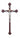 12 inch cherry wood Catholic wall crucifix handcrafted traditional design with gift box