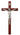 10" Cherry Catholic Wall Crucifix - A Radiant Symbol of Hope