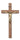 10" Walnut Wall Crucifix with Italian Corpus - A Masterpiece of Devotion