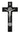 9" Black Crucifix with Italian Corpus & St. Benedict Medals- A Powerful Sacramental