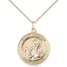 14kt Gold Filled St. Andrew the Apostle Medal Necklace 3/4 x 5/8 inch with 18 inch chain by Bliss